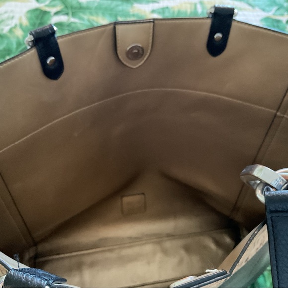 Ralph Lauren Black and Cork Tote Bag - Picture 8 of 13